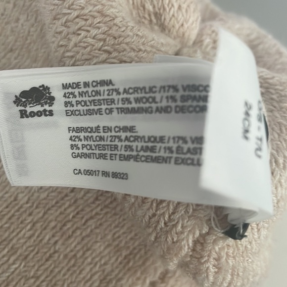 Roots Beige Beanie - Picture 4 of 4